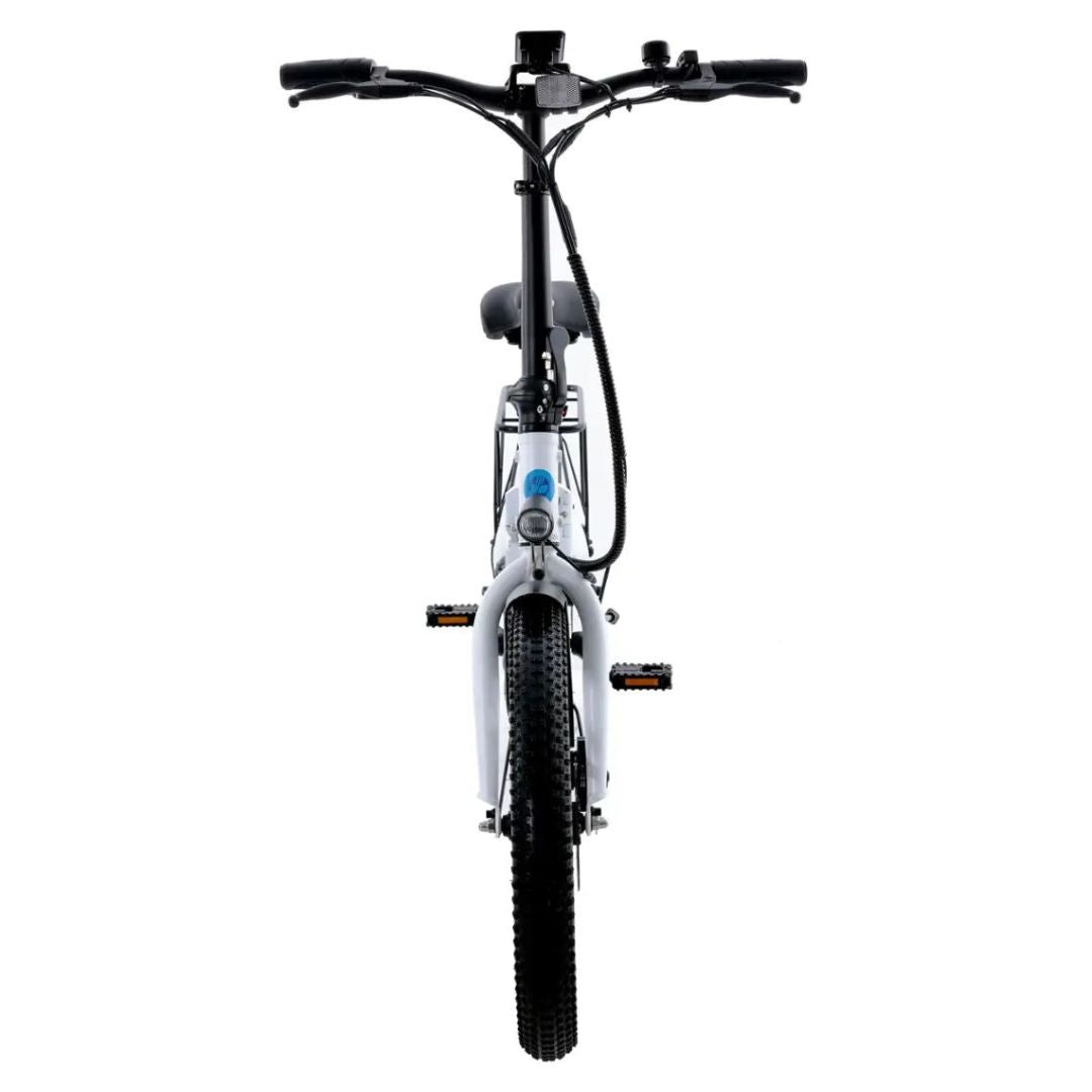 GoTrax - Z4 LITE Folding eBike w/ 25mi Max Operating Range and 20mph Max Speed - White - GT-Z4LITE