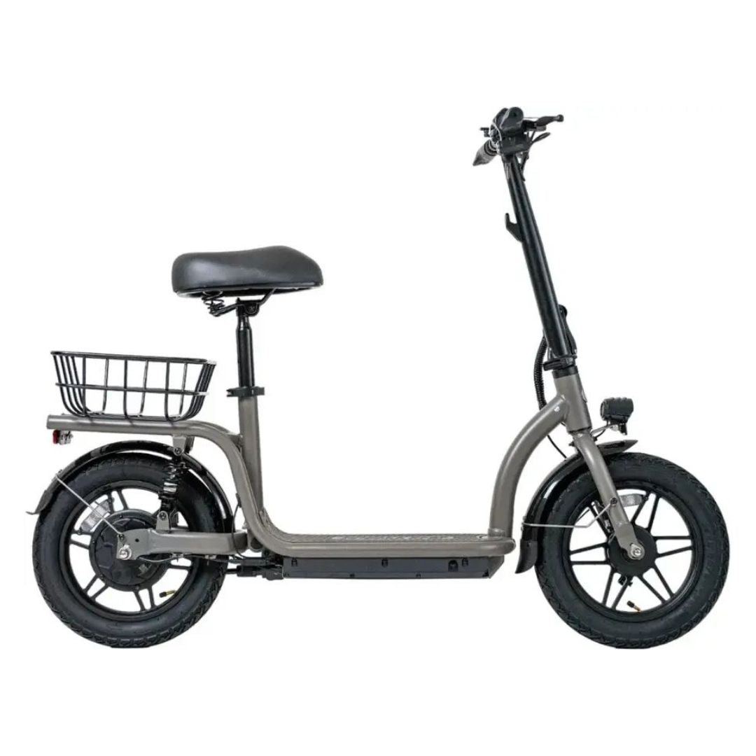 GoTrax - FLEX VOYAGER Electric Scooter w/15mi Operating Range & 15.5mph Max Speed - Gray - Good Condition