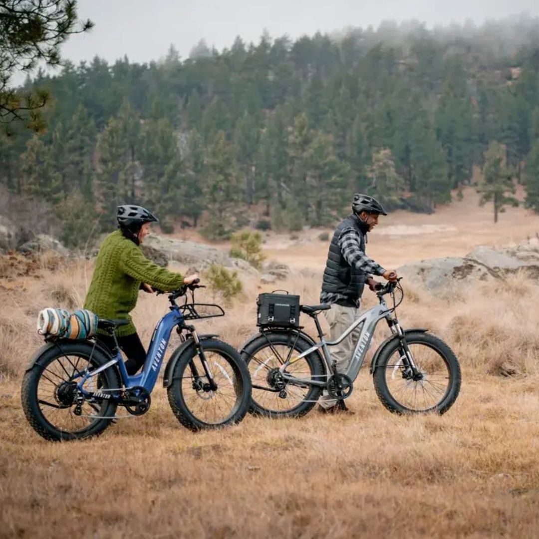 Aventon - Aventure.2 Step-Over eBike w/ up to 60 mile Max Operating Range and 28 MPH Max Speed - Regular - Slate - AVT001