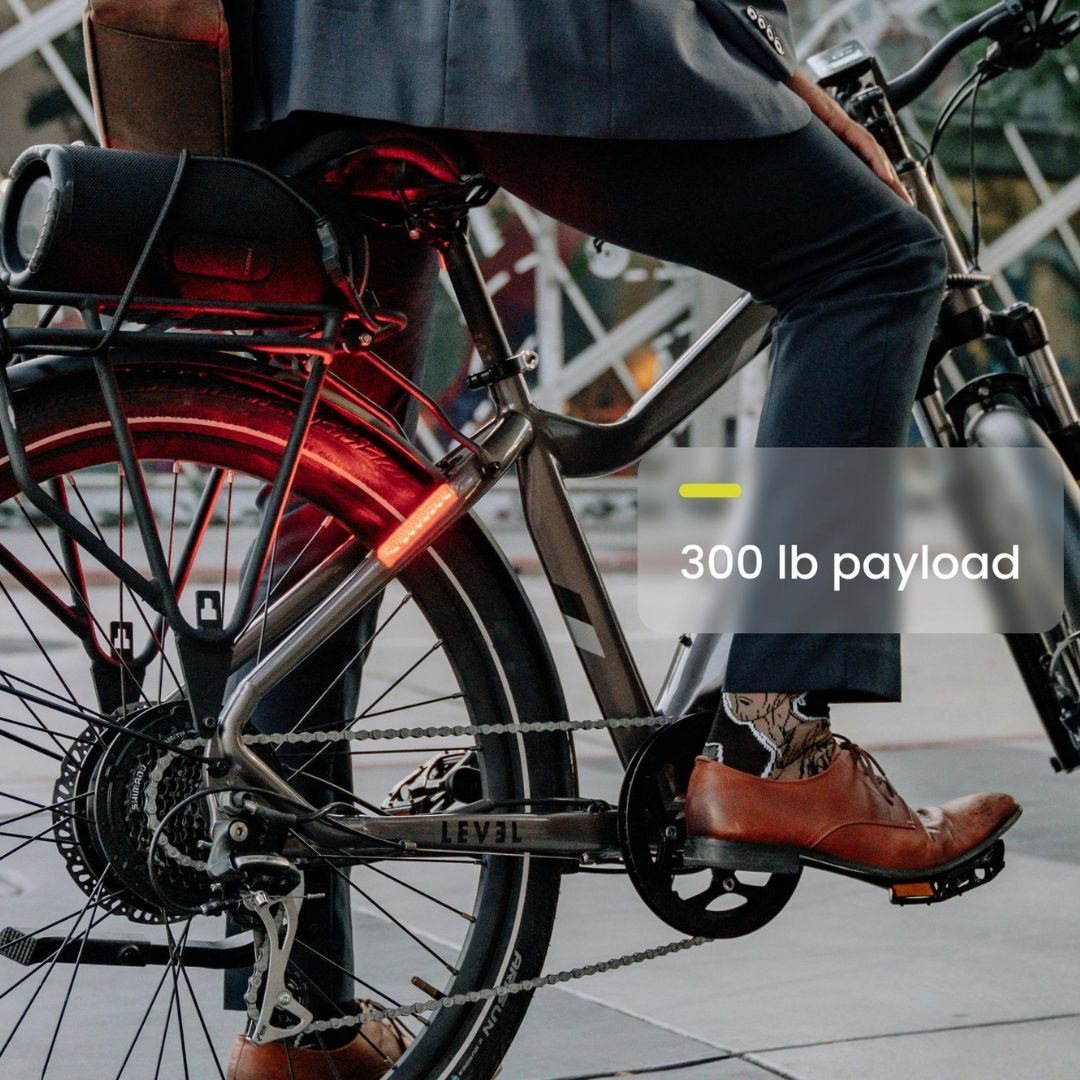Aventon - Level.2 Commuter Step-Over eBike w/ up to 60 miles Max Operating Range and 28 MPH Max Speed - Glacier - LCT003