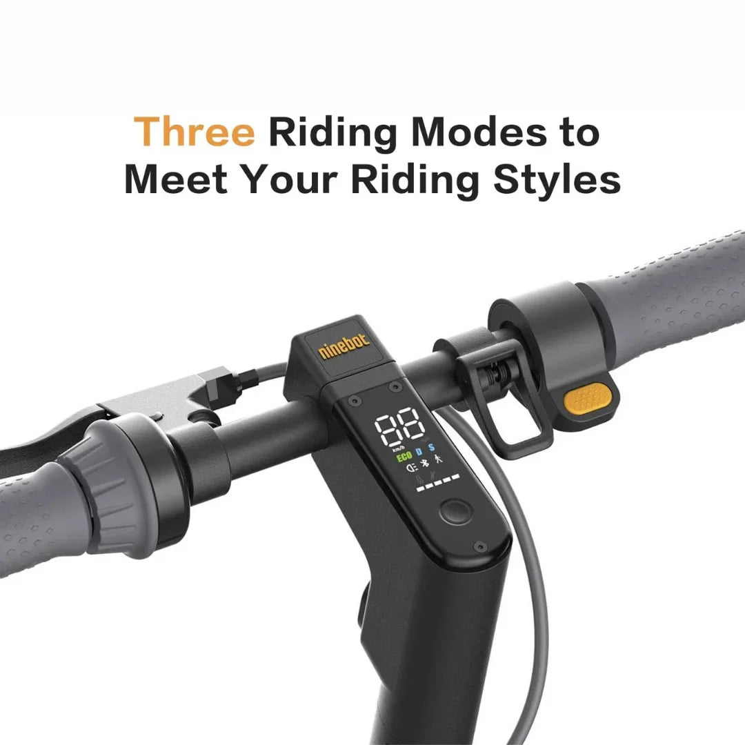 Segway - G30Max Electric Kick Scooter Foldable Electric Scooter w/40.4 Max Operating Range & 18.6 mph Max Speed - Black - MAX-G30P 5