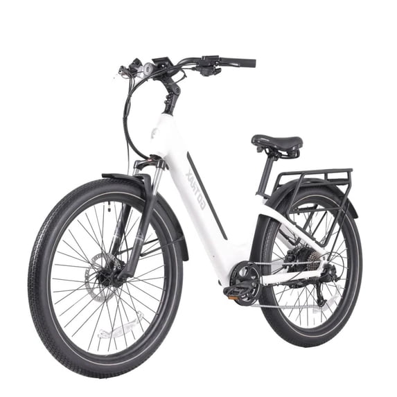 GoTrax - CTI Step Over eBike w/ 40.5mi Max Operating Range and 20mph Max Speed - White - GT-CTi350SO-WHI