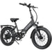 GoTrax - F2 Folding Ebike w/ 45 mile Max Operating Range and 20 MPH Max Speed - Black - GT-F2500FD-BLA