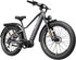 Heybike - ALPHA Mid Drive Fat Tire Commuter Step Over Ebike with 60m Max Range 28mph Max Speed Torque Sensor - HBK-Alpha-Trapez-BK