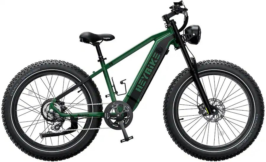 Heybike - Brawn Ebike w/ 65mi Max Operating Range & 28 mph Max Speed-for Any Terrain - Green - HBK-BRAWN-GN