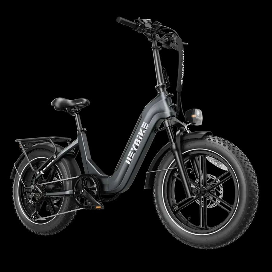 Heybike - Ranger S Foldable Fat Tire Step-thru Ebike 55mi Max Range 28mph Max Speed - HBK RANS G