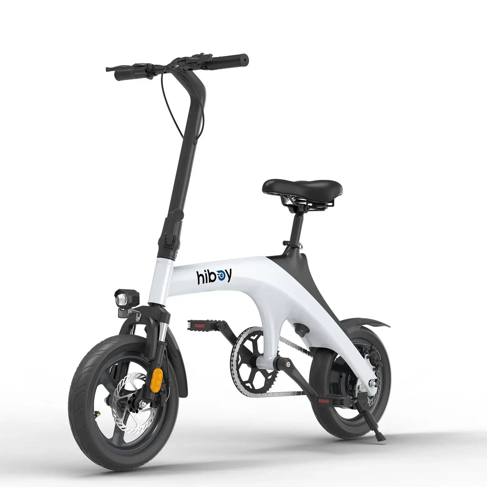 HiBoy - C1 Electric Bike w/ 43.5 mi Max Operating Range & 20 mph Max Speed - White - C1