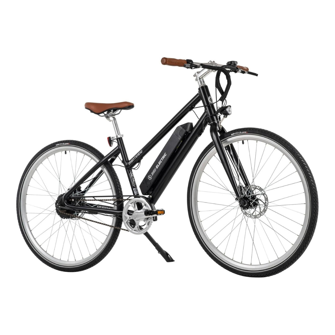 Huffy Montview Step Over Electric Bike - Black - 082-10-0005