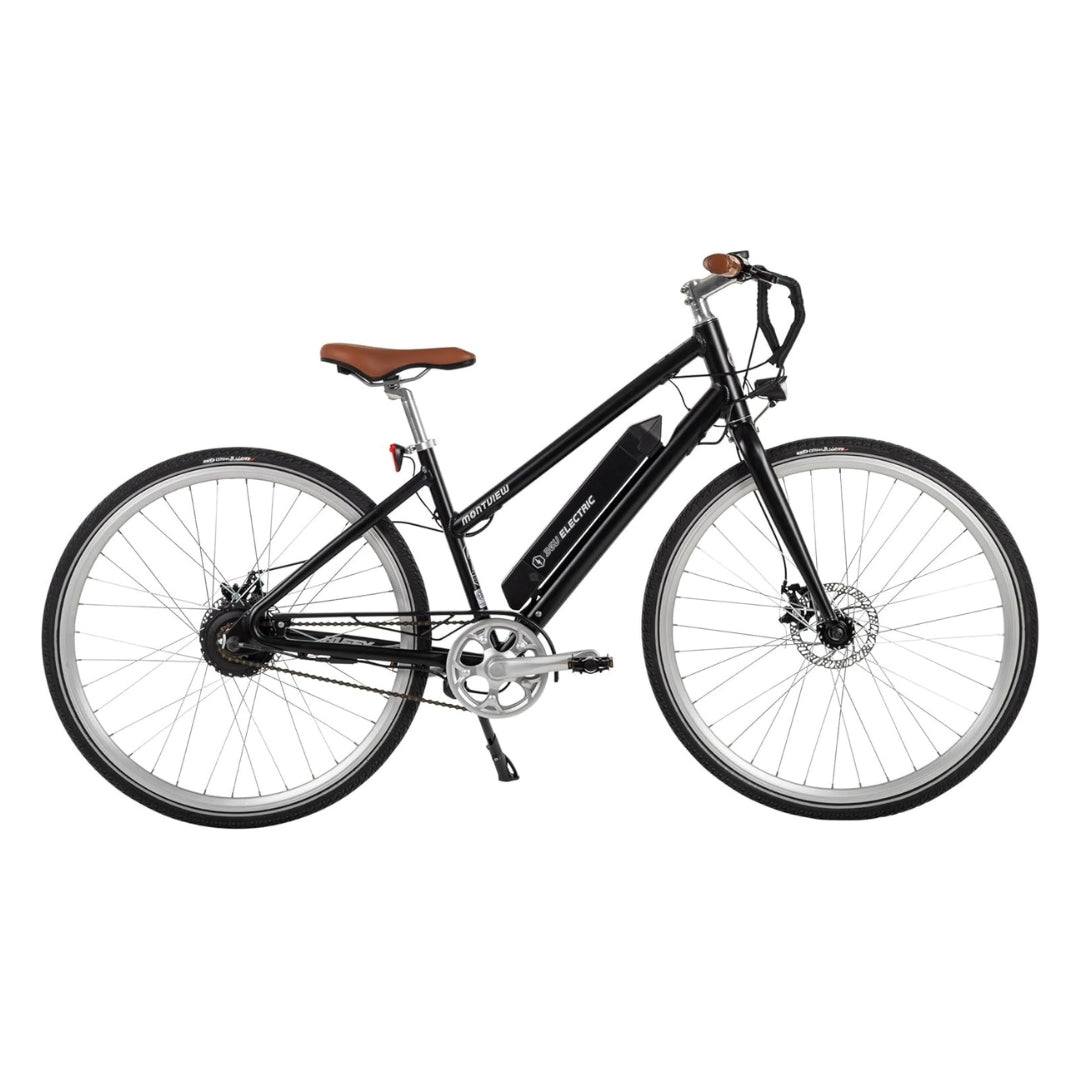 Huffy Montview Step Over Electric Bike - Black - 082-10-0005