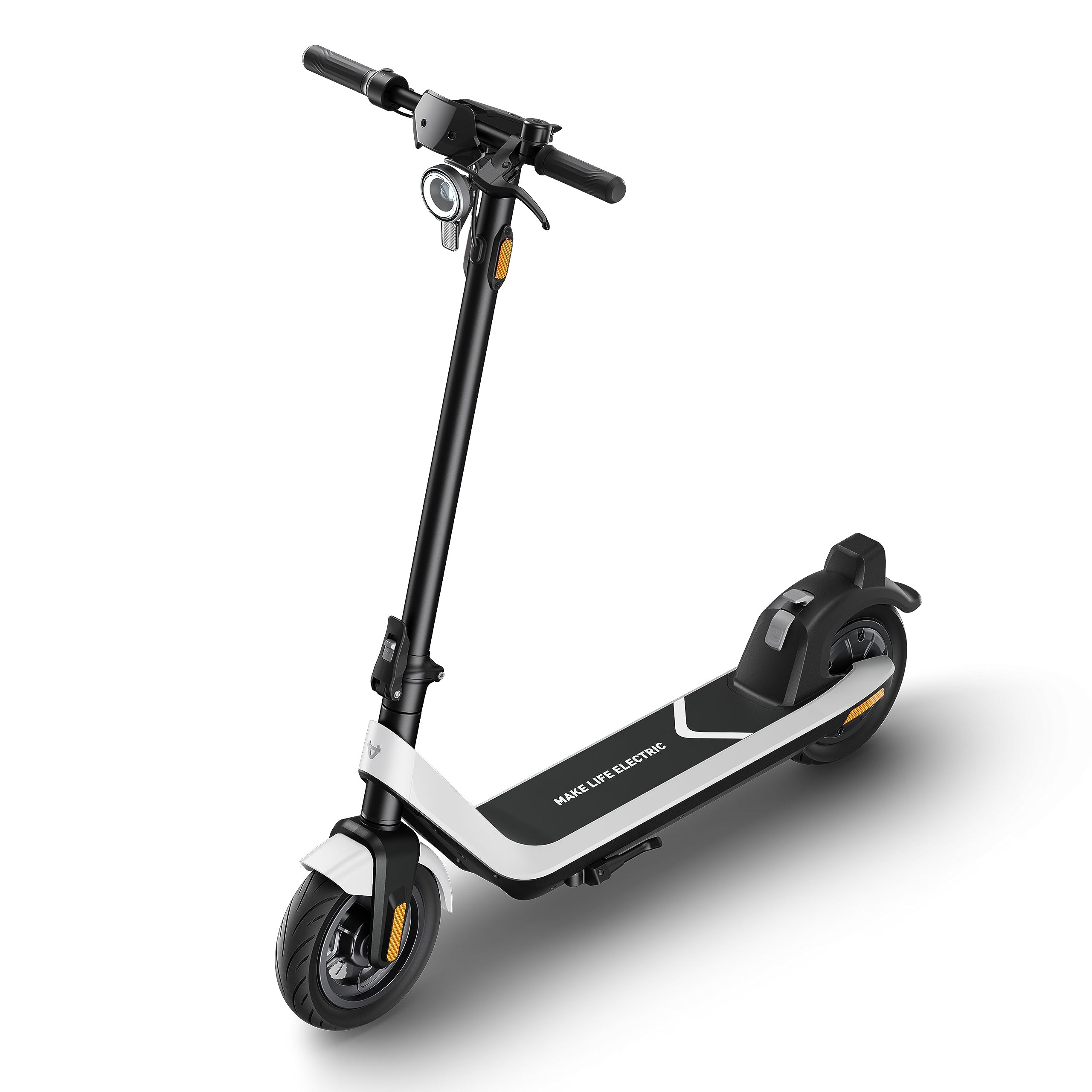 NIU - KQi 1 Pro Foldable Electric Kick Scooter w/ 15.5 mi Max operating Range & 15.5 mph Max Speed - White - K1P342W1A11 - Good Condition