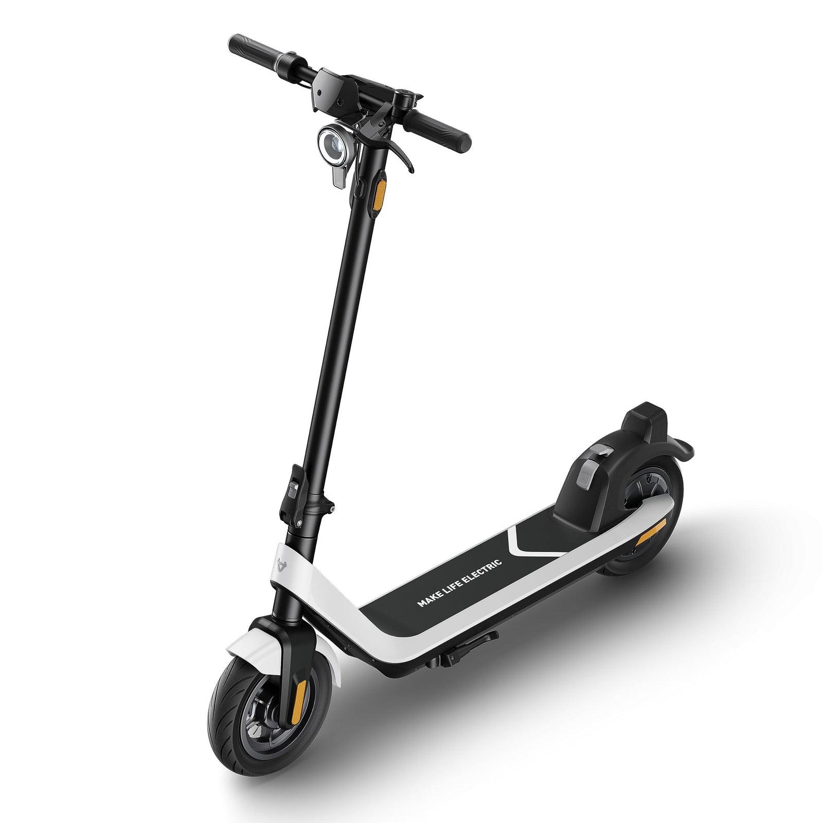 NIU - KQi 1 Pro Foldable Electric Kick Scooter w/ 15.5 mi Max operating Range & 15.5 mph Max Speed - White - K1P342W1A11 - Good Condition