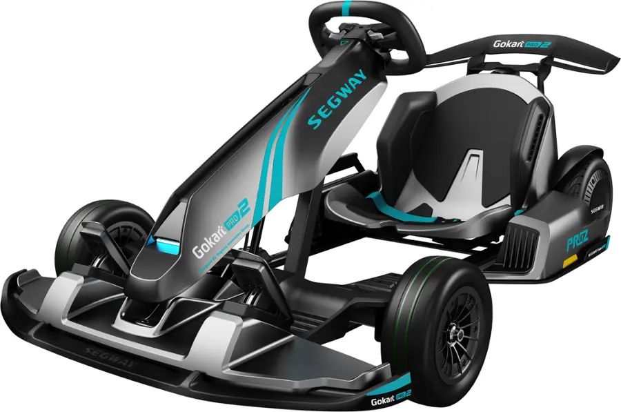 Segway - Go Kart Pro 2 w/15.5 mi Max Operating Range & 26.7 mph Max Speed - Gray - AA.04.04.01.0002