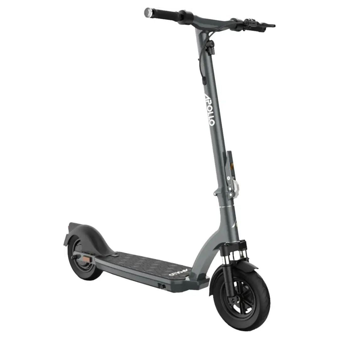 Apollo - Air 2024 Premium Electric Scooter w/43 mi Max Range & 21 mph Max Speed - Space Gray - Excellent Condition