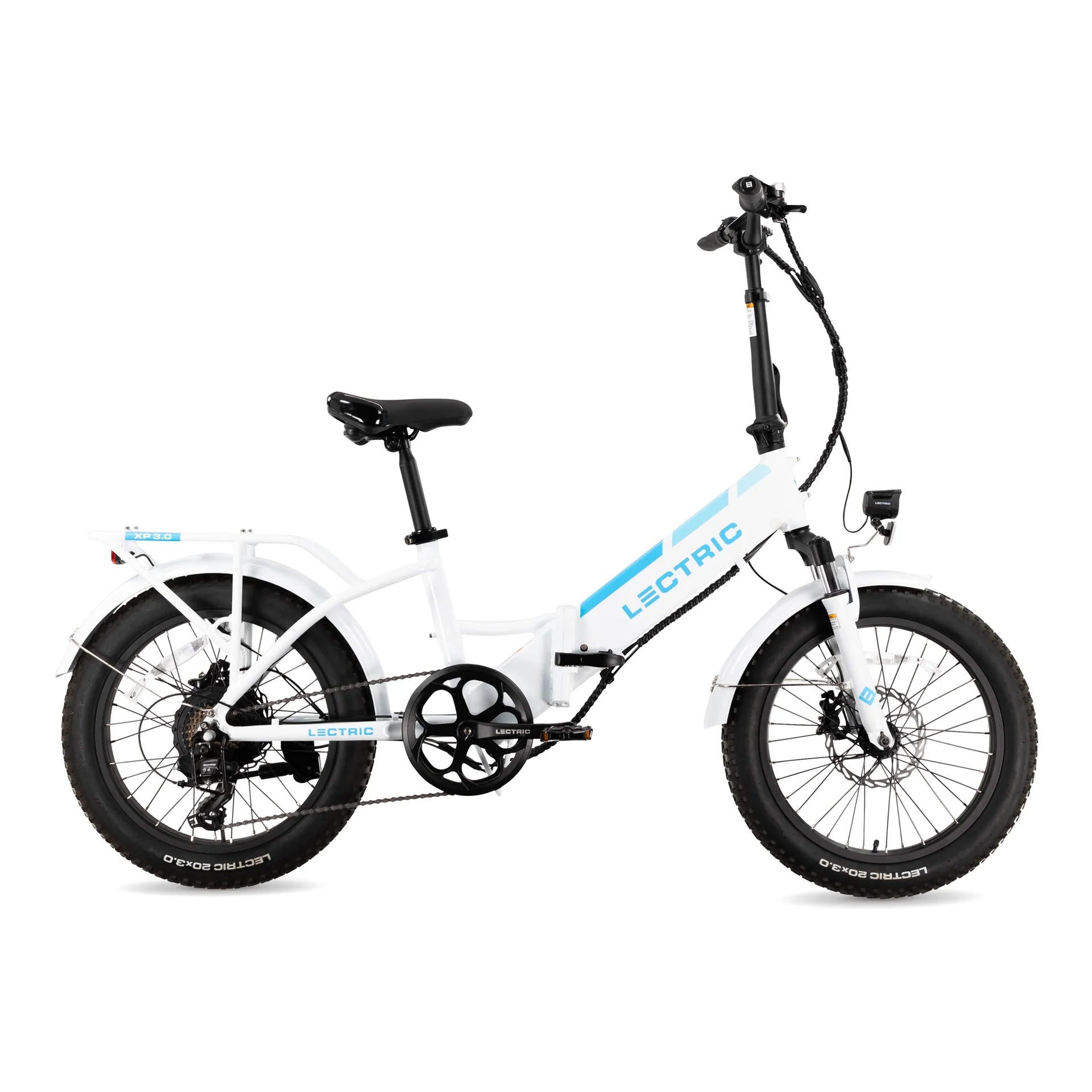 Lectric eBikes - XP Step-Thru 3.0 Foldable eBike: 45 miles Max Operating Range & 28 mph Max Speed - Unisize - White - 401-00878-W101