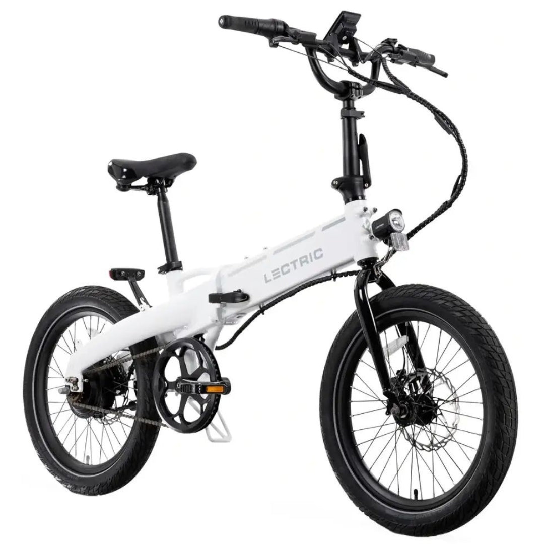 Lectric eBikes - XP Lite 2.0 Foldable Long-Range eBike with 80 miles Max Operating Range & 20 mph Max Speed - Unisize - Arctic White - 401-00949-W301