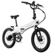 Lectric eBikes - XP Lite 2.0 Foldable Long-Range eBike with 80 miles Max Operating Range & 20 mph Max Speed - Unisize - Arctic White - 401-00949-W301