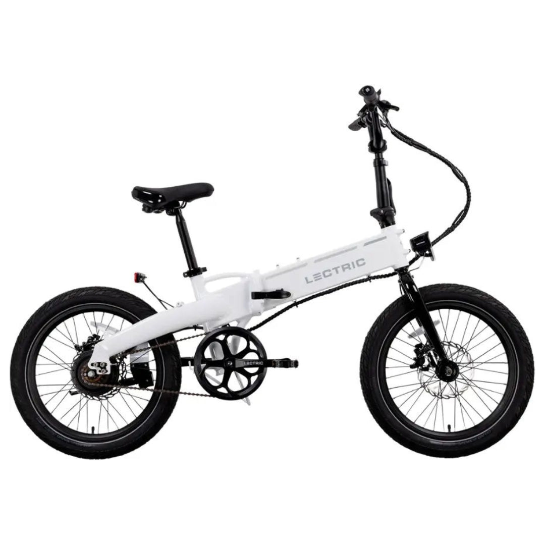 Lectric eBikes - XP Lite 2.0 Foldable Long-Range eBike with 80 miles Max Operating Range & 20 mph Max Speed - Unisize - Arctic White - 401-00949-W301