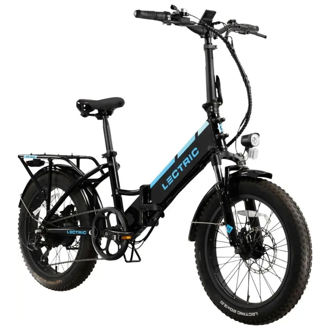 Lectric eBikes - XP Step-Thru 3.0 Foldable Long-Range eBike: 65 miles Max Operating Range & 28 mph Max Speed - Unisize - Black - 401-00878-B201