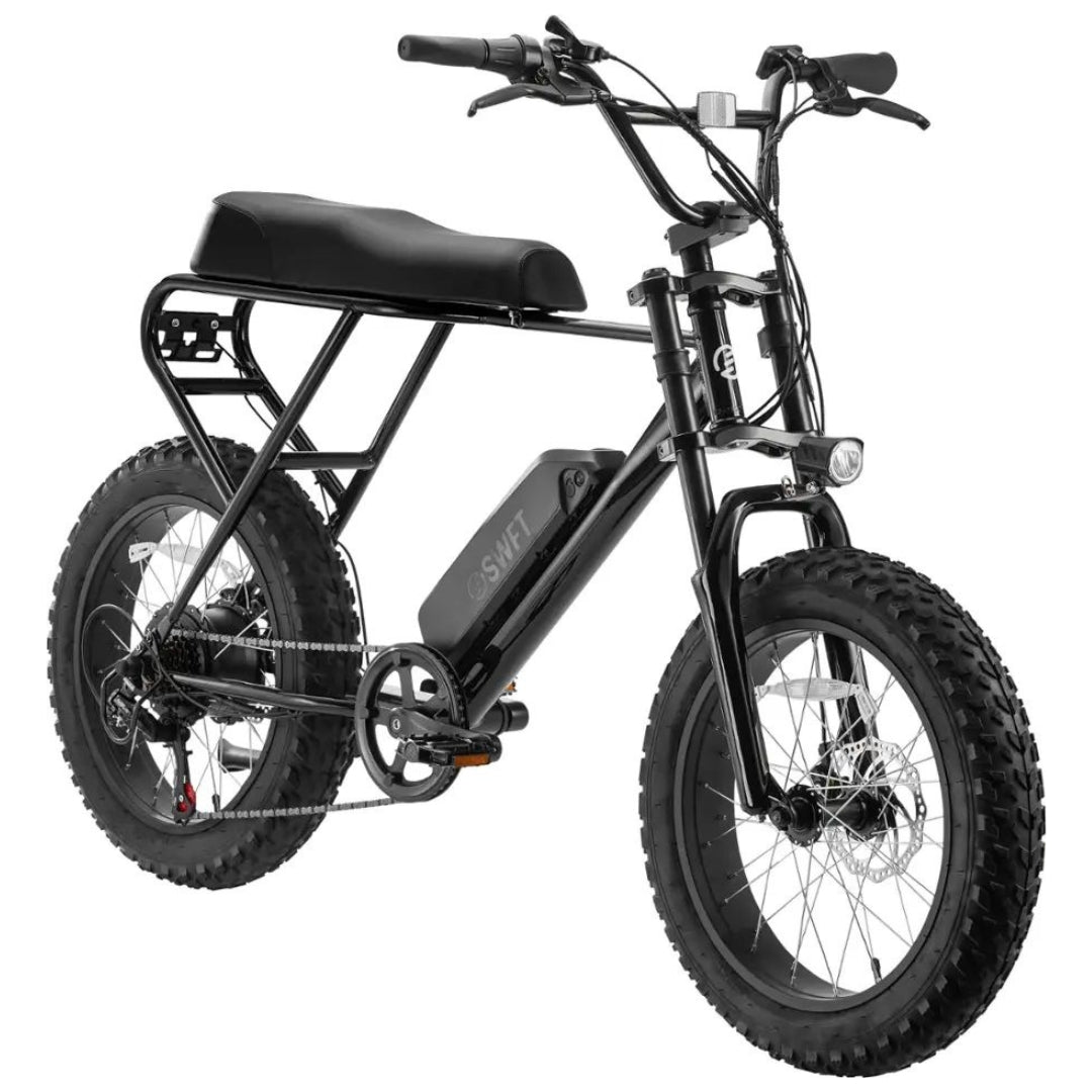 SWFT ZIP eBike w/ 37mi Max Operating Range & 19.8 mph Max Speed - Black - SWFT-ZIP-BLK