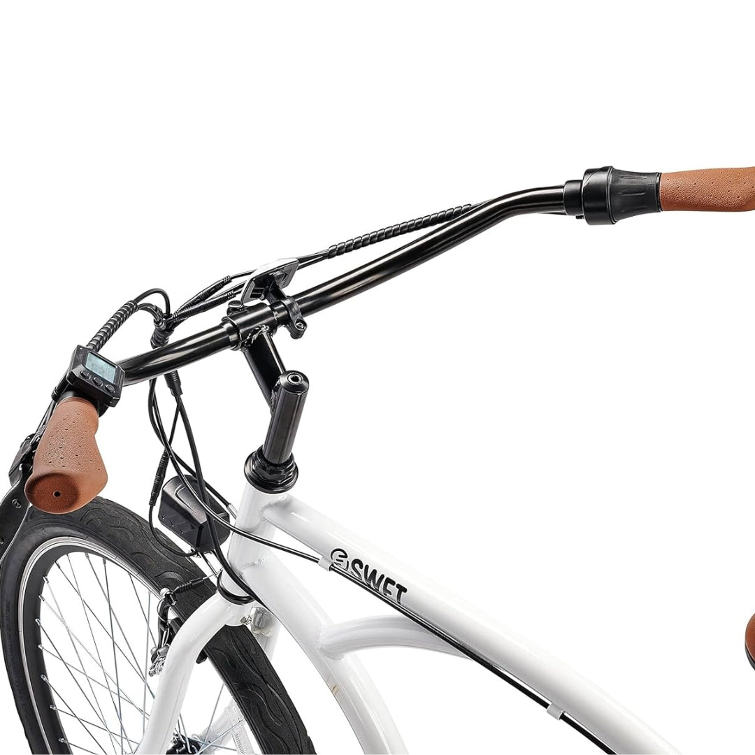 SWFT FLEET eBike w/ 37.2mi Max Operating Range & 19.8 mph Max Speed - White - SWFT-FLEET-WHT