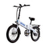 GoTrax - Z4 LITE Folding eBike w/ 25mi Max Operating Range and 20mph Max Speed - White - GT-Z4LITE